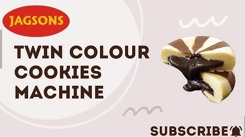 Twin Colour Cookies Dropping Machine #9810345184 #machine #jagsonsindustries