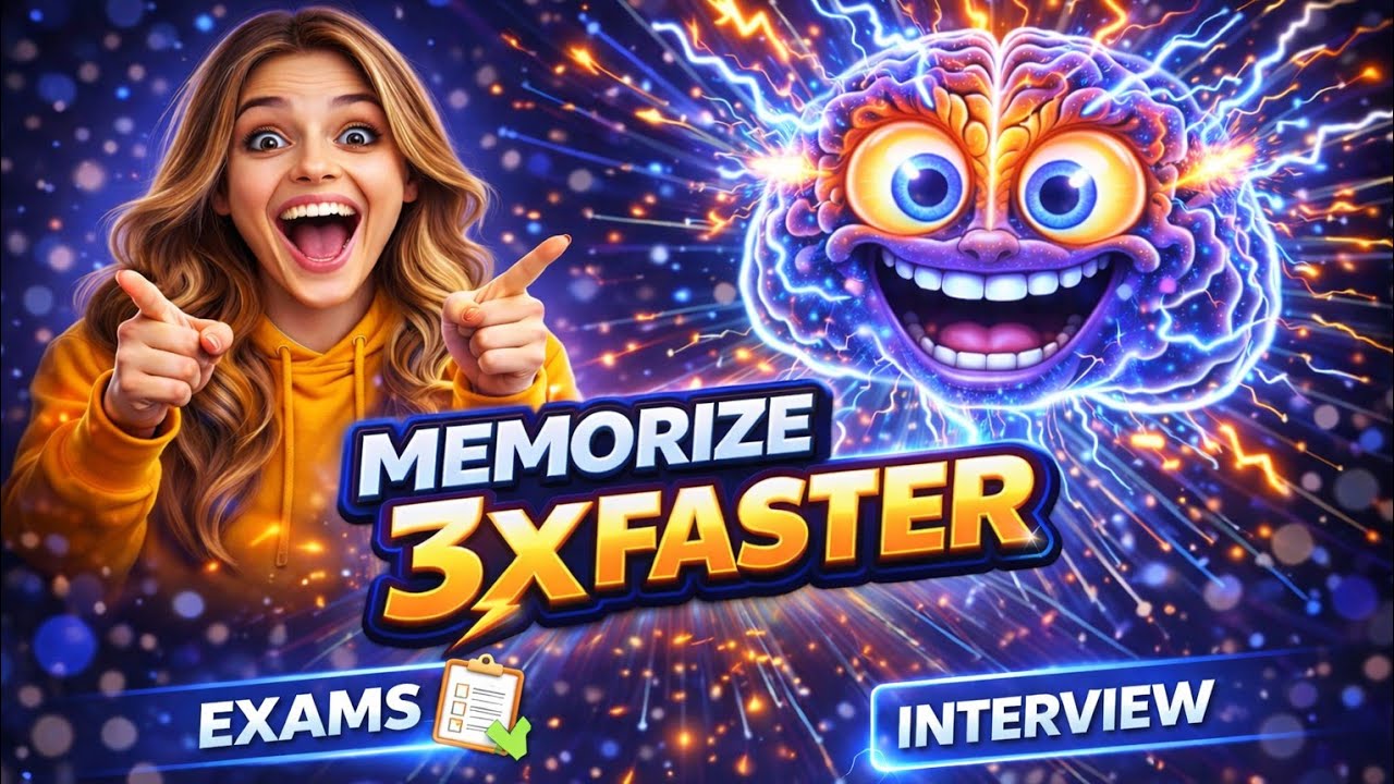 How to Memorize and Study Faster for Exams Easily - YouTube