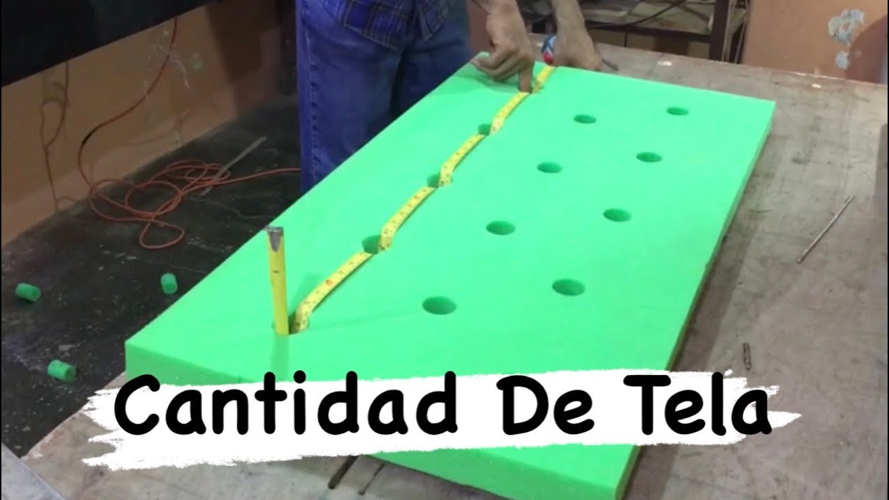 👧Como calcular la Cantidad de tela para el capitone / Tapiceria Estetica de Villa parlante