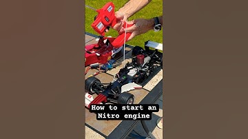 How to start an Nitro engine, Nitro RC Ferrari formula 1