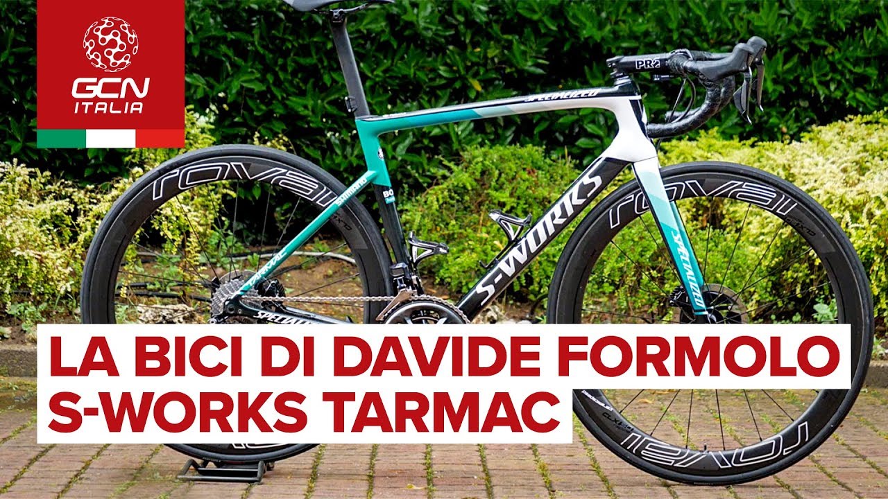 La Specialized Tarmac S-Works di Davide Formolo | Biciclette dei  professionisti - YouTube