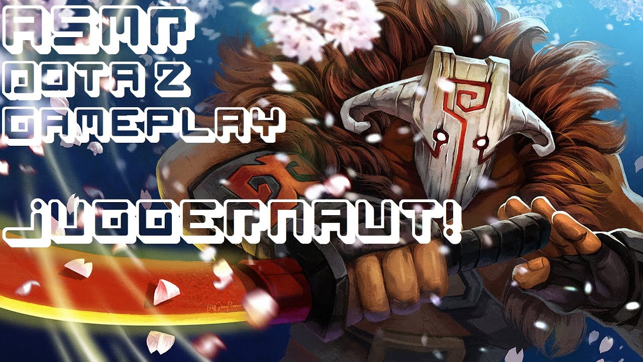 ASMR Dota 2 Gameplay Juggernaut! *Whispering, Chewing Gum, Mouse Clicking*