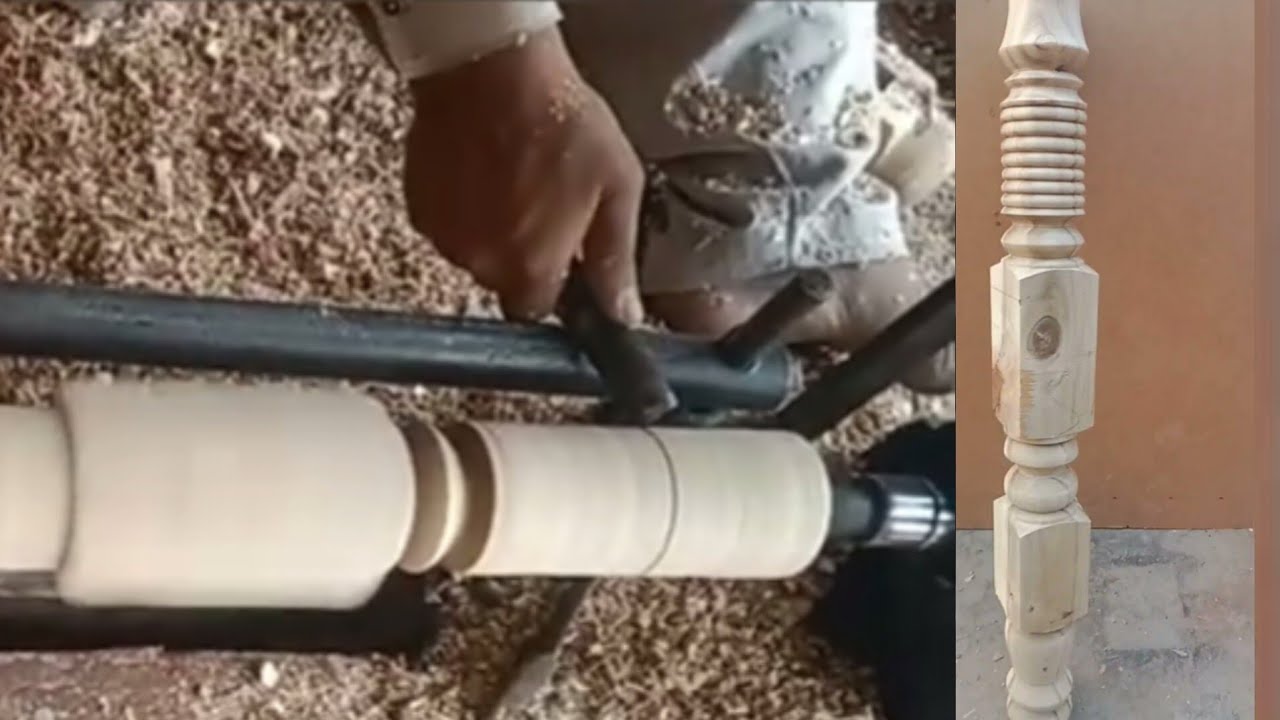 How to make wood chair legs YouTube