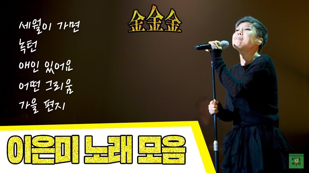 이은미 노래 모음 5곡 ㅣ세월이 가면, 녹턴, 애인 있어요, 어떤 그리움, 가을 편지 #이은미 #골든걸즈 #kbs #노래 #힐링 #애인있어요 #녹턴