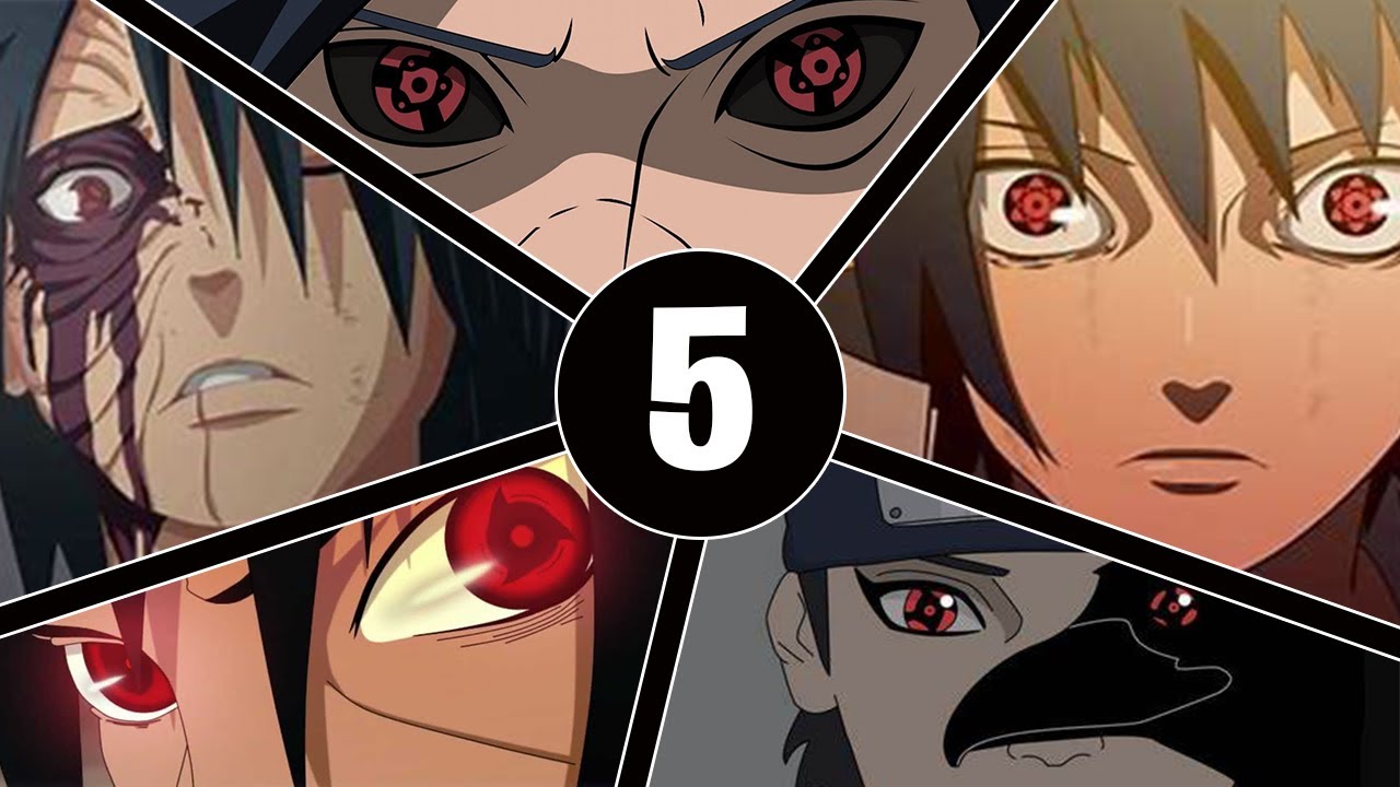 Top 5 des mangekyô sharingan les plus puissants ! - YouTube