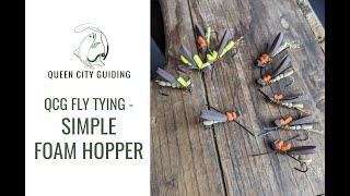 QCG Fly Tying Simple Foam Hopper