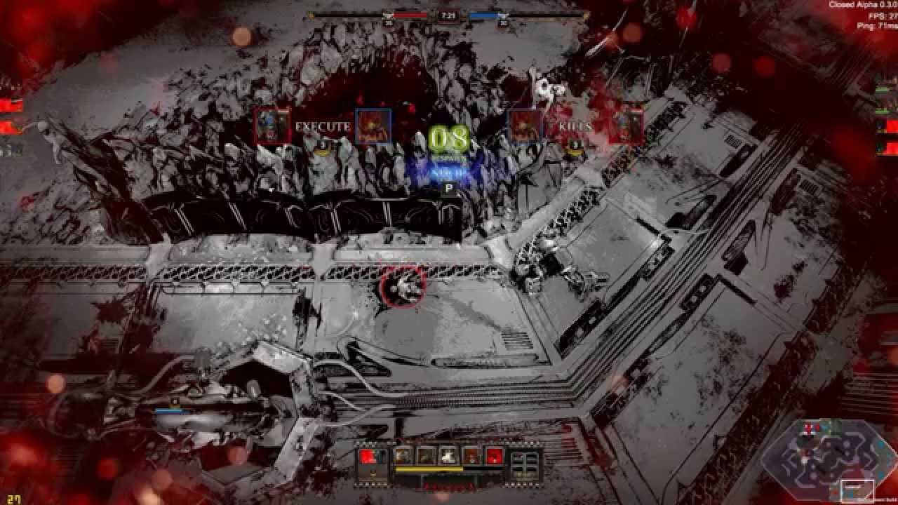 Dark Nexus Arena gameplay - devs playing Turbo mode - Part 1