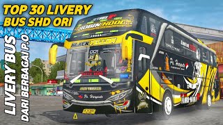 TOP 30 LIVERY BUS SHD ORI BUSSID | Bus Simulator Indonesia screenshot 5