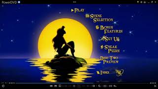 The Little Mermaidplatinum Edition Disc 1 2006 Dvd Menu Walkthrough