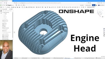 Onshape - Part Studio Modeling - Engine Head