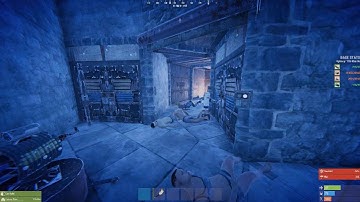 Rust console Offline raid defense / bad zerg try to raid aduo