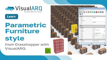 VisualARQ 2: Parametric Furniture style from Grasshopper