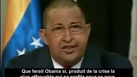 HUGO CHAVEZ lit la lettre envoye par Kadhafi penda...
