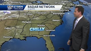 Cold temperatures give way to the next warm-up