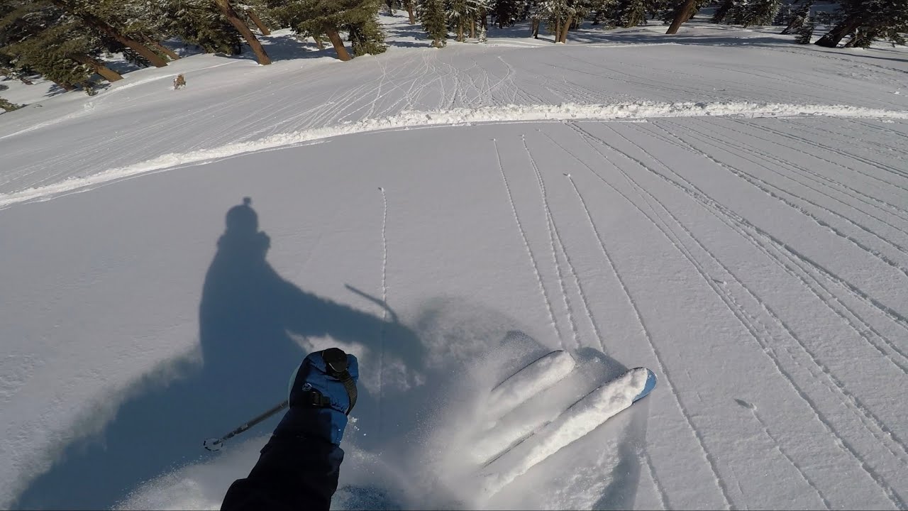 30 Min of Powder Skiing with Chill Music | Heavenly, Kirkwood, Northstar