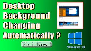 Fix: Windows 10 Desktop Background Changes Automatically #windows10tips #windows10tutorial