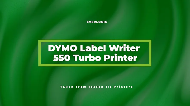 DYMO Label Writer 550 Turbo Printer | EverLogic Software Training