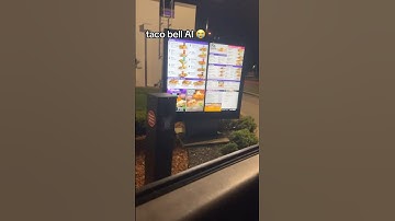 Testing AI at Taco Bell 🔔 #food