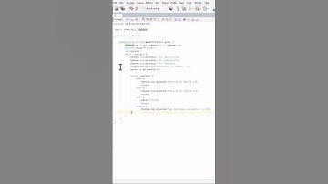 Como hacer un menu en Java en 1 minuto #shorts