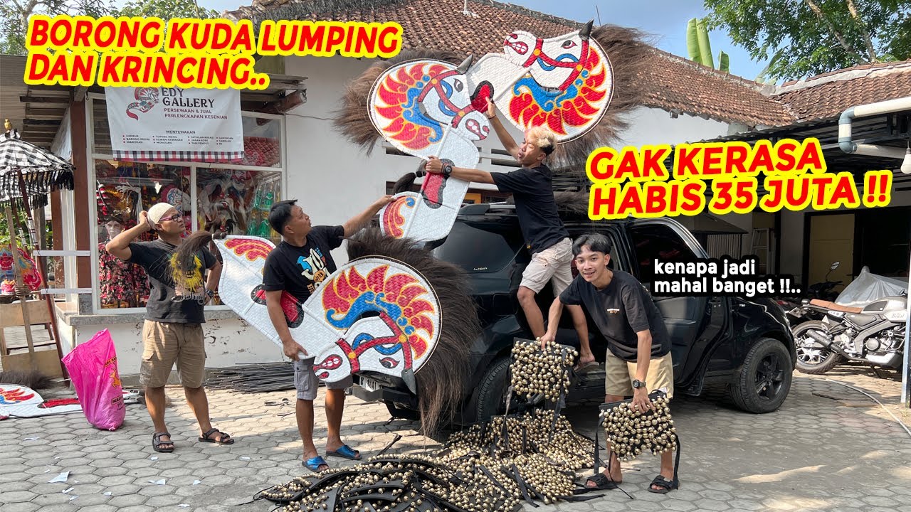 KAGET HABIS 35 JUTA !! Borong krincing dan kuda lumping punya Mas Joko malah jadi begini