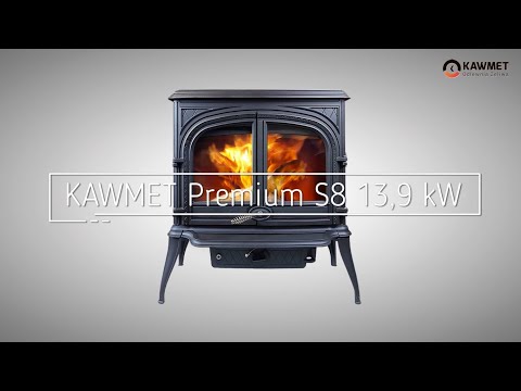 Чавунна піч KAWMET Premium HELIOS S8 ECO, видео 1