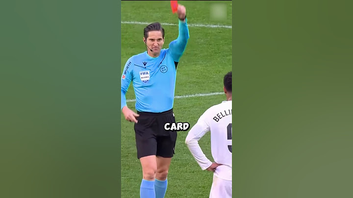 Bellingham innocent Red card 🤔