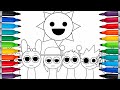 Incredibox Sprunki New Coloring Pages🎨 | How to Color  Incredibox Sprunki