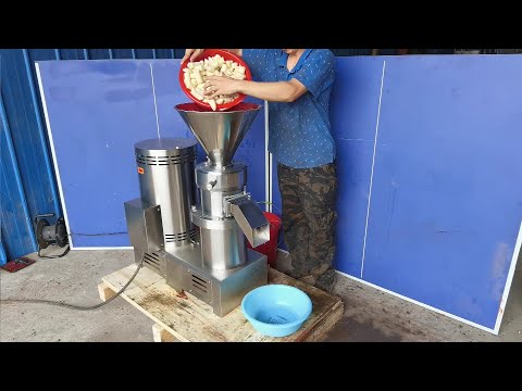 Hazelnut Butter Grinding Machine Hazelnut Cream Making Machinery Peanut Butter Colloid Mill Nut Milk