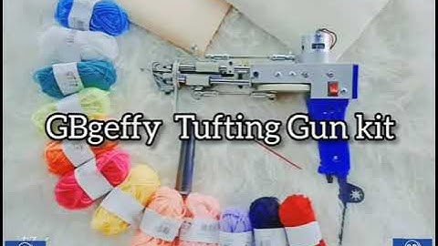 Tufting Gun,GBgeffy Tufting Gun Kit Cut Pile Loop Pile 2 In 1 Dual-Use Tufting Gun Rug Gun
