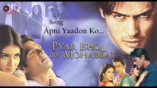 Apni Yaadon Ko Chor Na jana - Pyaar Ishq Aur Mohabbat(2001)