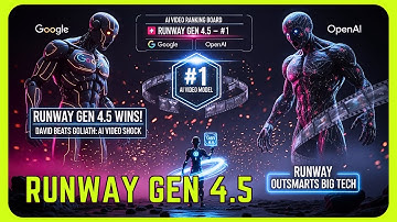 AI Video Shock: Runway Outsmarts Google & OpenAI? | Runway Gen 4.5 Wins AI Video Crown