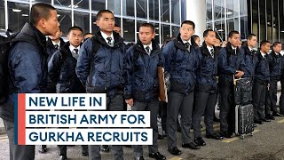Excited Gurkha recruits arrive in UK to begin British Army career