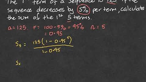 sum geometric series decrease