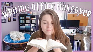 My Home Office Makeover & Organization! Creating My Dream Writing Space