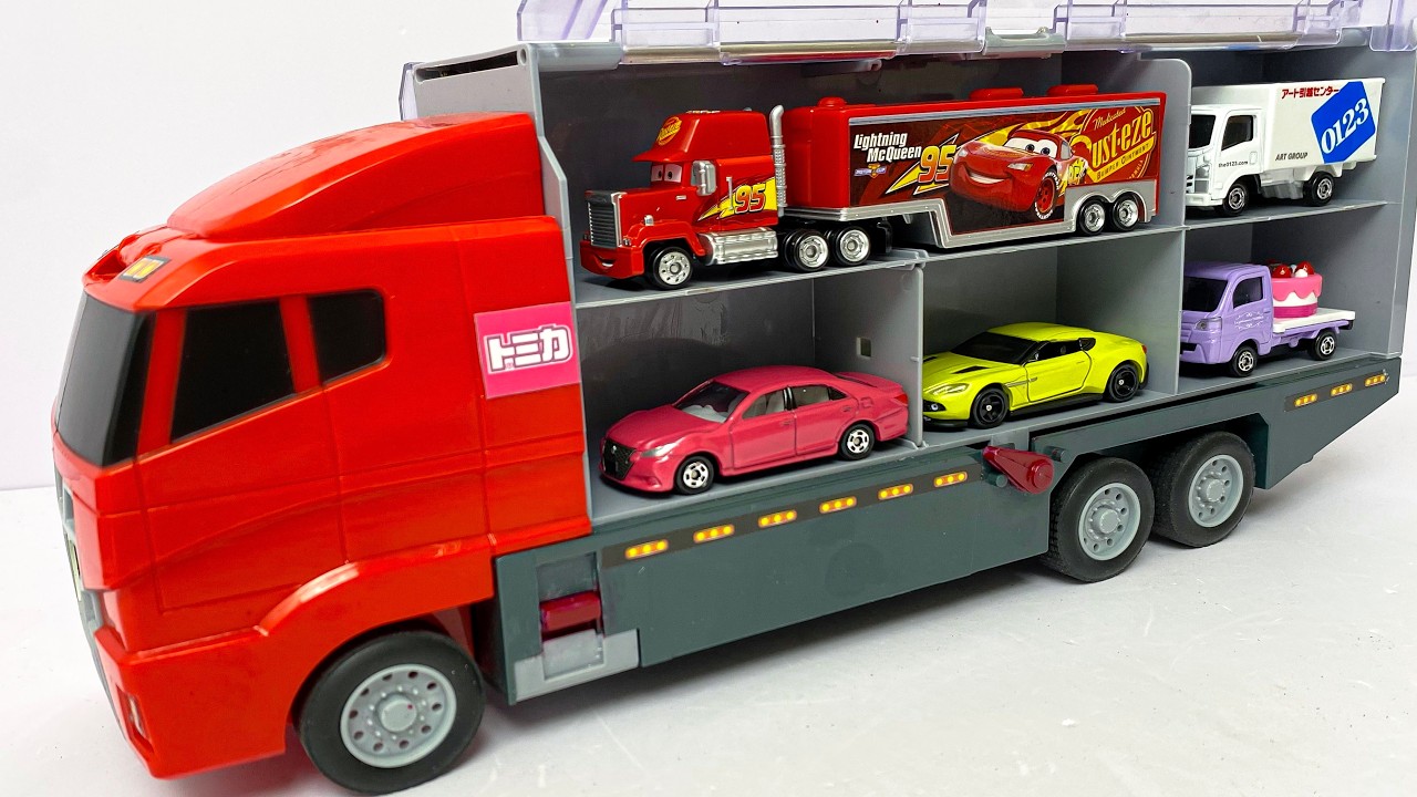トミカ☆世界の高級な車のミニカーを開封してコンボイへ収納☆ホンダ