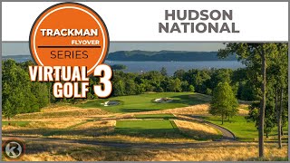 Trackman Virtual Golf 3 Course Flyover - Hudson National