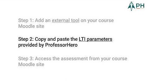ProfessorHero - Adding an LTI tool to your Moodle