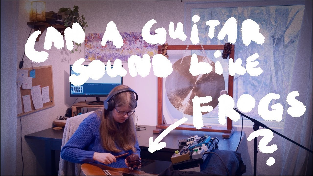 Can A Guitar Sound Like Frogs? (Graphic Improvisation no. 4)