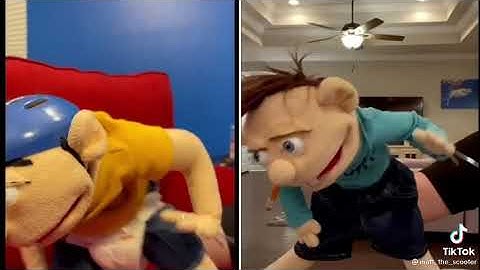 scooter and jeffy dance  booty  booty