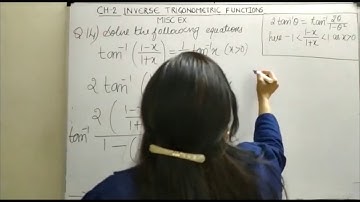 NCERT Class 12  Inverse Trigonometry Functions Miscellaneous Exercise( Q. no.14)