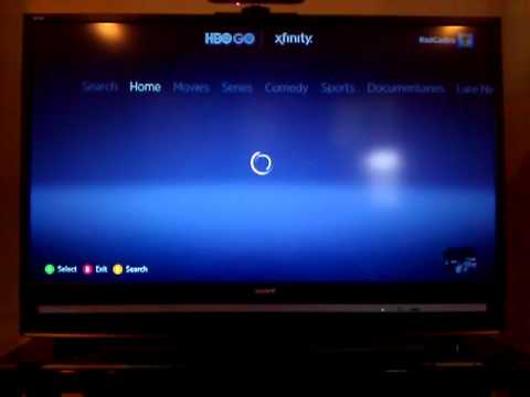 HBO Go Using Comcast Xfinity Login for XBox 360