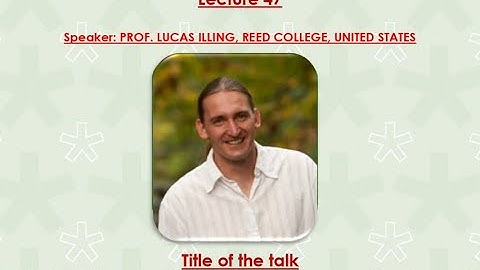 Lecture 47-Exploring delay dynamics with programmable electronic delay circuit-Prof.Lucas Illing