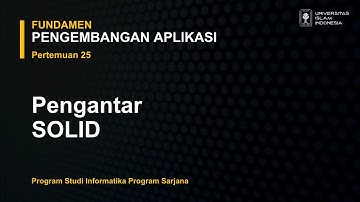 Pengantar Prinsip SOLID dalam Pemrograman Java MVC