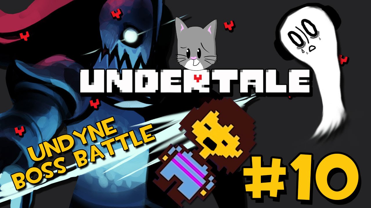 UNDERTALE Neutral Route Undyne Boss Battle Gameplay [10] YouTube