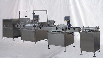 E liquid filling line filler capper labeller bottles arranging feeding unscrambler bottling equip