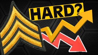 HOW HARD IS IT TO MOVE UP RANK IN THE NATIONAL GUARD AND ARMY RESERVE