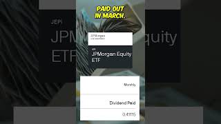 JEPI Dividend CUT For March! $0.411 Dividend #Shorts