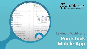 Cloud Mobile ERP - Rootstock Webinette