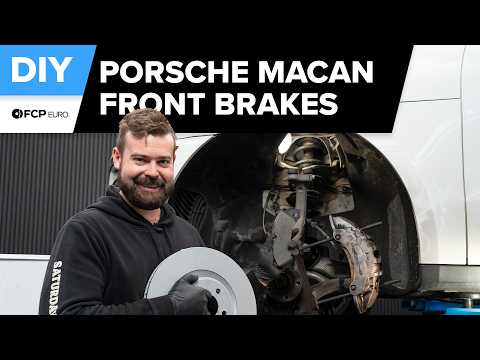Porsche Macan Front Brake Pad & Rotor Replacement Diy (2015-2021 Porsche 95b Macan S, Gts, Base)