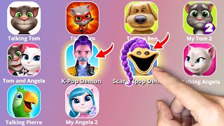 Talking Tom,Slap Tower,Kpop Demon Hunters,Roblox,Talking Ben,My Talking Angela 2,Sprunki Incredibox